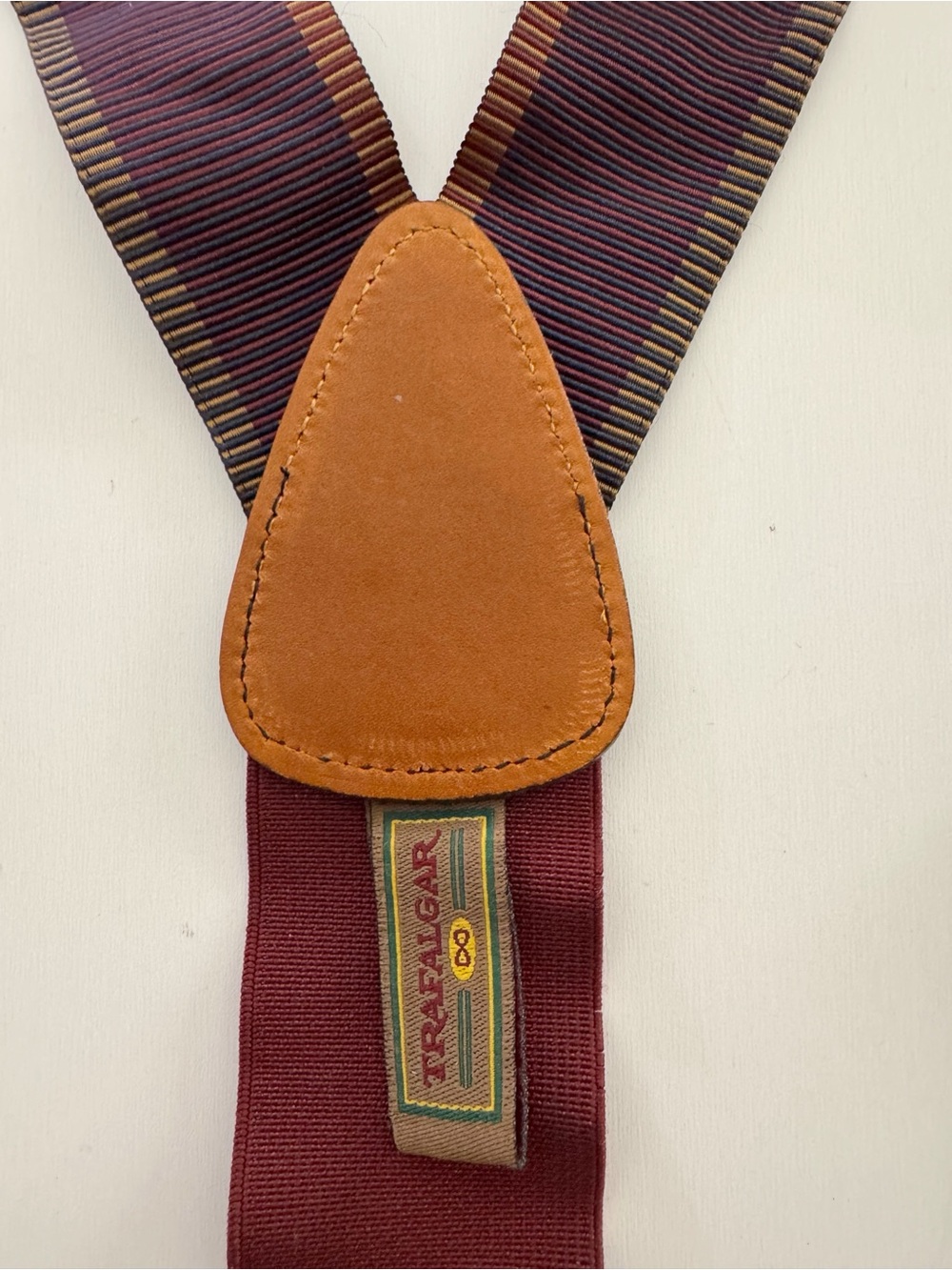 Trafalgar Burgundy Suspenders - Picture 9 of 9
